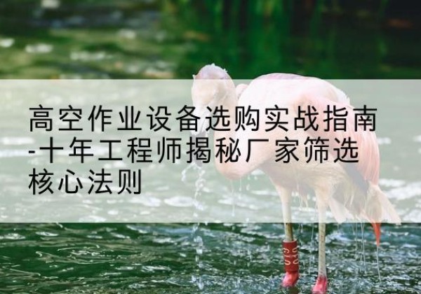 长治剪叉式升降机厂家-高空作业设备选购实战指南-十年工程师揭秘厂家筛选核心法则